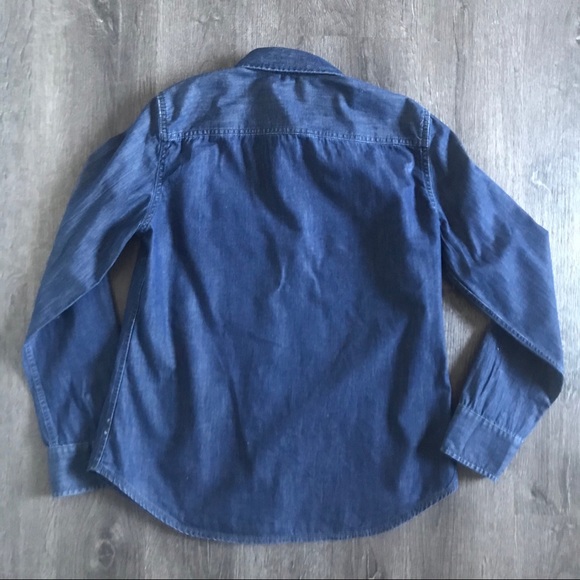 Banana Republic blue chambray button down shirt M - Picture 9 of 9
